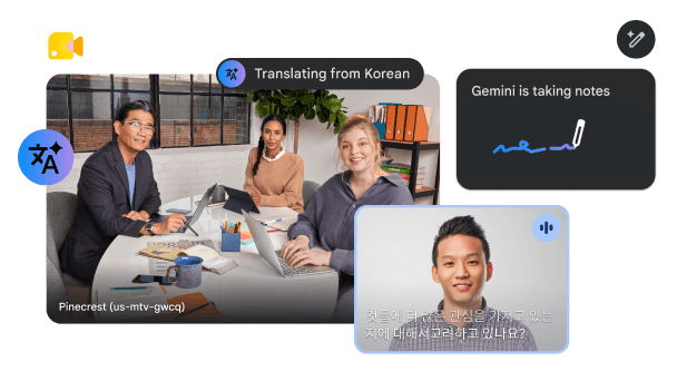 Next steps automatisés après une réunion Google Meet avec Gemini